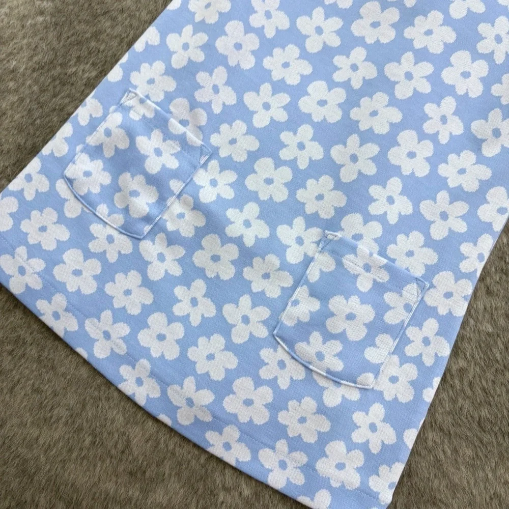 NWOT Floral Sleeveless Pocket Dress